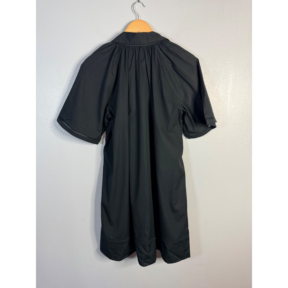 Madewell Black V-Neck Mini Dress - Picture 7 of 10